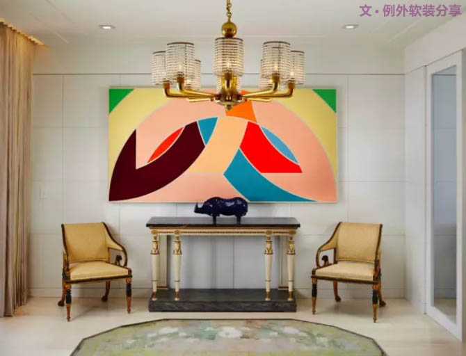 你的房子為什么土？因?yàn)樯倭艘环@樣的藝術(shù)畫-別墅設(shè)計(jì),軟裝設(shè)計(jì),室內(nèi)設(shè)計(jì),豪宅設(shè)計(jì),深圳例外軟裝設(shè)計(jì)公司