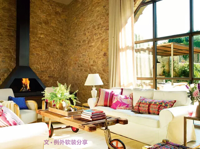 石屋室內(nèi)設(shè)計--與陽光為伍的日子-別墅設(shè)計,軟裝設(shè)計,室內(nèi)設(shè)計,豪宅設(shè)計,深圳例外軟裝設(shè)計公司