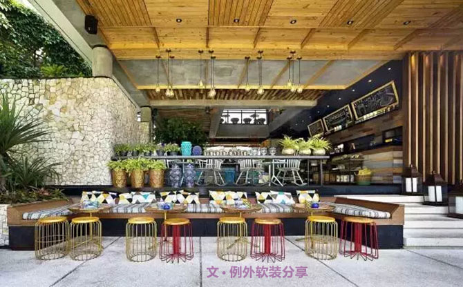 熱帶景觀生態(tài)餐廳，讓你未吃先醉-別墅設(shè)計,軟裝設(shè)計,室內(nèi)設(shè)計,豪宅設(shè)計,深圳例外軟裝設(shè)計公司